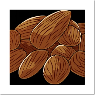 Almonds Nut Nuts Almond Posters and Art